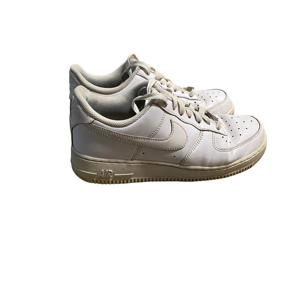 Nike Air Force 1 Low Athletic Shoes Women's Size 8 Triple White 315115-112 - Picture 2 of 13